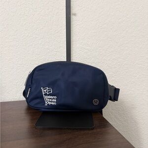 lululemon Valero Texas Open Navy Blue Belt Bag